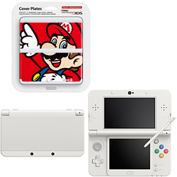 New Nintendo 3DS ホワイト　交換できるきせかえプレート